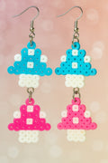 Pastel Mushroom Earrings