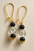 Gold Plated Beaded Earrings