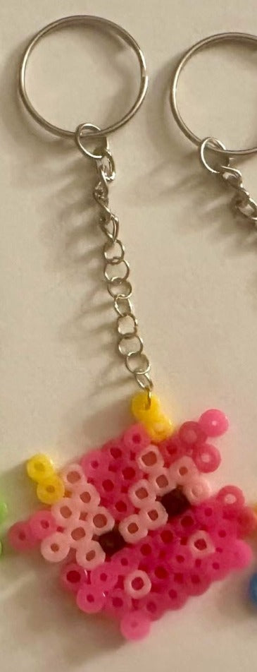 Pastel Cowhead Keychain
